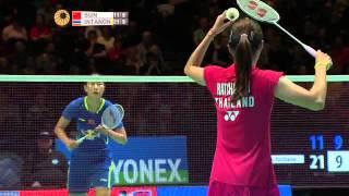 QF - 2015 All England - Sun Yu vs Ratchanok Intanon