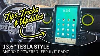 Maximize Your Aucar Tesla Style Radio | Tips, Tricks, & Rearview Camera Install for Jeep JL/JT