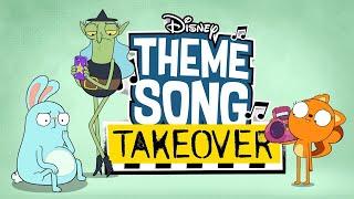 Barry, Helen, Candle & MORE Takeover Kiff's Theme Song  | Theme Song Takeover | @disneychannel