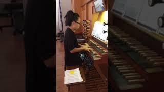 Anna Organ Practice 7/30/17