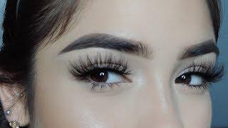 COMO APLICAR PESTAÑAS POSTIZAS FACIL Y RAPIDO (lashes mink)