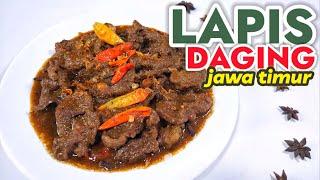 KHAS JAWA TIMUR RASANYA OTENTIK  -- RESEP LAPIS DAGING JAWA TIMUR  || BUMBUNYA NYEMEK2 ENAK