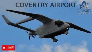 Coventry Airport CVT Live ️ ELECTRIC CX300 CIRCUITS  27.05.2025