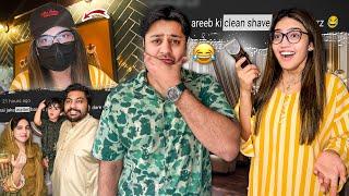 AREEB KI CLEAN SHAVE KER DE  | Resturant Mai Waiter Ban Gai  | Dare Challenge Part 2 