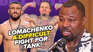 Shane Mosley says Lomachenko will HIT Gervonta alot but everyone gets KO at 135