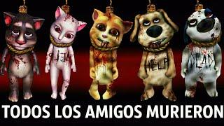 TODOS LOS AMIGOS MURIERON  - My Talking Tom Friends - AMONG US - R.I.P ALL FRIENDS