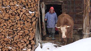 Winter Life of a Family Engaged in Husbandry