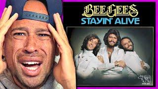 Bee Gees - Stayin' Alive REACTION! Barry Gibb is still ALIVE too!!