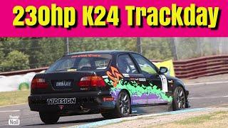 My 230Hp K24 Racecar Hits the track! - NEW PB