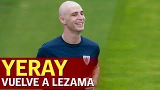 Yeray volvió a entrenar en Lezama: hizo carrera y tocó balón | Diario AS