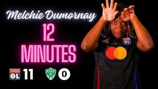 Melchie Dumornay a joué 17 minutes dans le match elle a marqué un but