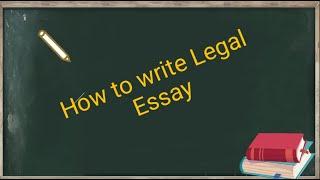 How to write legal essay