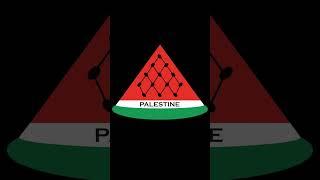 Watermelon with fishnet. Each stitch symbolizes solidarity, freedom, and peace. #palestine