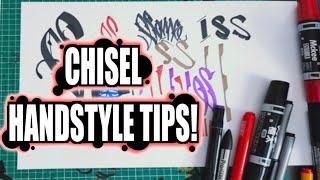 HANDSTYLE TIPS - How to use a chisel marker ️