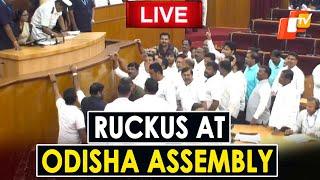 OTV LIVE: Ruckus In Odisha Assembly During Budget Session