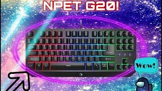 NPET G20 GAMING KEYBOARD REVIEW!