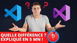 Quelle différence entre Visual Studio et Visual Studio Code ? Expliqué 5 minutes !