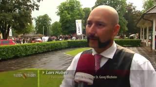 42. Bauernrennen in Iffezheim - Teilnehmer und Besucher trotzen dem Regen