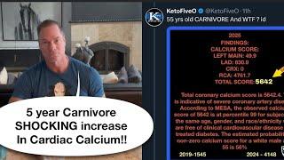 5 year Carnivore! Shocking increase in Cardiac Calcium!!