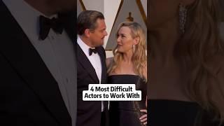 4 Most Difficult Actors to Work With #celebnews #hollywood #celebrity #shorts #celeb #trending