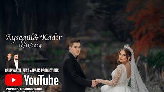 Aysegül& Kadir Grup YARDIL part 2Yaprak Productions Pazarcık Dügünü Sürücü &Gôzlügöl Ailesi