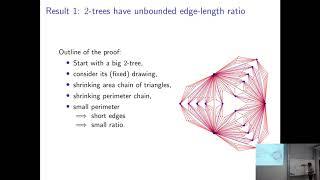 Václav Blažej - On the Edge-Length Ratio of 2-Trees