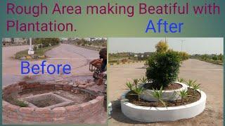 Making Beautiful Planter. Plantation work|Yasir Tech