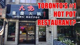 Is This Toronto's #1 Hot Pot Restaurant? | Dahu Hot Pot $21.99 Lunch Special