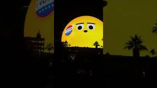 Las Vegas Sphere Lights Up With "I Voted" Display