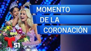 El momento de la coronación de la nueva Miss Universo