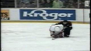 Kris King injures Kirk Maltby & gets Attacked by Joey Kocur