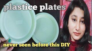 Best out of waste craft idea | how to reuse plastic plates | DIY