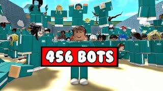 SQUID GAME 2 mais avec 456 BOTS intelligents  (Squid Game But With Npcs Roblox)