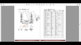 Liugong CLG 365A Parts List