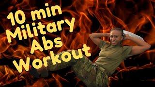 10 Min Beginner Abs Workout | At Home Workout No Equipment | Military Abs Routine