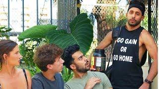 First Time Going to the Gym | Anwar Jibawi & Juanpa Zurita