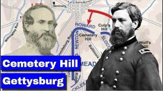 Fight for Cemetery Hill, Gettysburg | Animated Battle Map