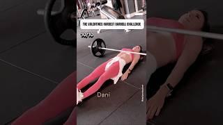 THE VALENTINES HARDEST BARBELL CHALLENGE!!?@sinyortaklacii #shortsfeed #shorts #gym #fitness
