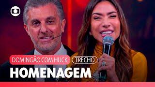 Patrícia Abravanel recebe homenagem a Silvio Santos no Melhores do Ano!  | Domingão Com Huck