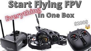 Turn It On And Fly! The Perfect Beginner All-In-One FPV Drone Kit!