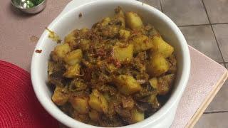 Recipe - How to cook Aloo Baingan by Sanjeev Sharma Sankush Sydney