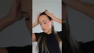 Easiest hairstyle for long hair  #clawcliphairstyles #clawclips #hair #hairtutorial #slickback