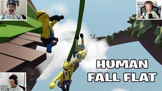 3 MINIONS NEEDS TO ESCAPE THE JUNGLE in HUMAN FALL FLAT