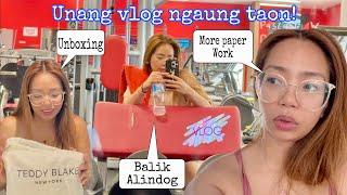 UNANG VLOG NGAUNG TAON | UNBOXING TEDDY BLAKE |smilelyravlog