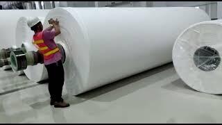 Tissue Jumbo Roll Manufacturer Yuanhuapaper, Jumbo Reels Tissue Paper for Converting Toilet Paper