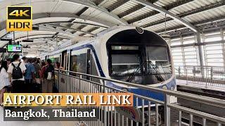 [BANGKOK] How to get to Suvarnabhumi Airport via Airport Rail Link | Thailand [4K HDR]