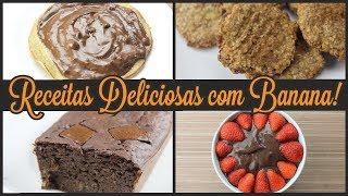 6 Receitas Fit, Fáceis e Baratas com Banana