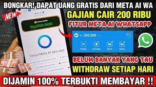 BONGKAR ⁉️CARA DAPAT UANG GRATIS DARI META AI WHATSAPP - FITUR META AI WA 2025