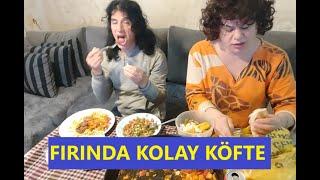 FIRINDA SEBZELİ PRATİK KÖFTE TARİFİ