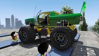 GTA 5 : FRANKLIN FOUND THE BIGGEST CAR  IN LOS SANTOS